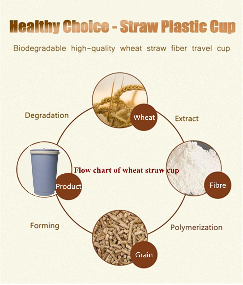  flow chart of wheat straw cup