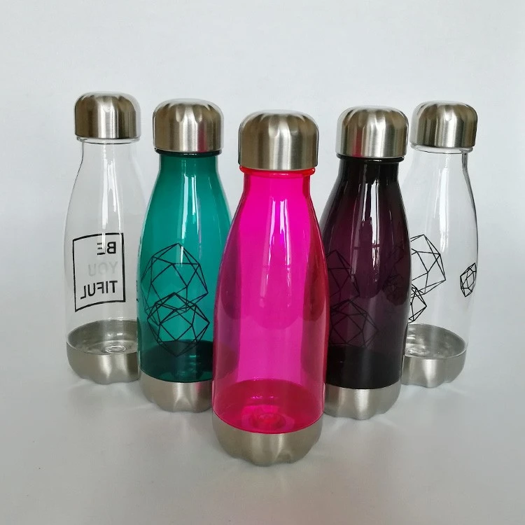 Portable Joyshaker Custom Sport Coke Water Bottle With Stainless Steel Cap