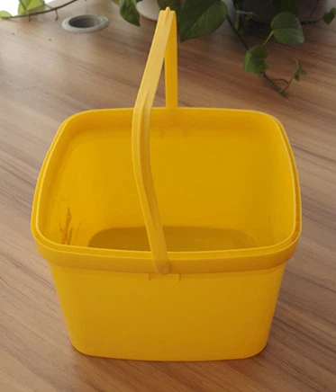 3L square plastic bucket
