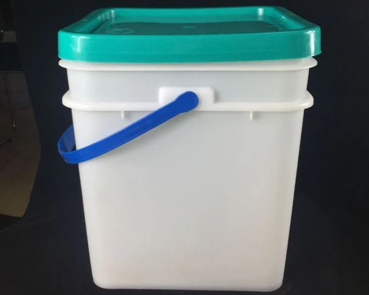 plastic bucket with logo