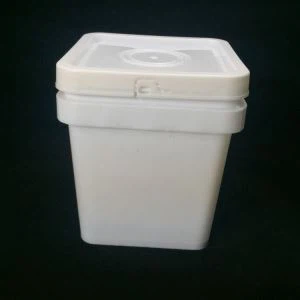 5L Food Grad Plastic Square Buckets