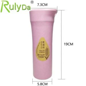 Wheat Straw Biodegradable Unbreakable Water Bottle