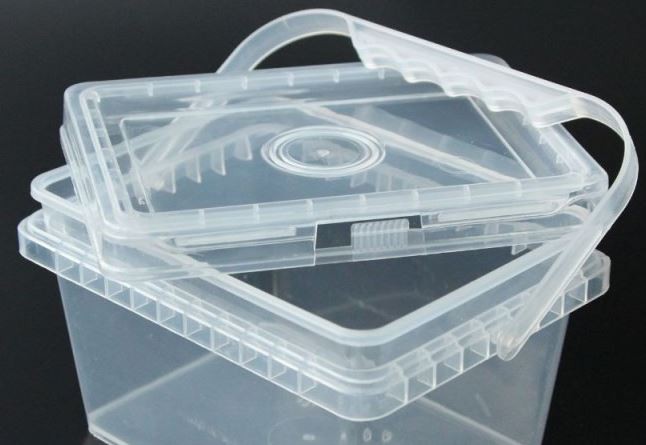 Square Plastic Bucket For Food Storage