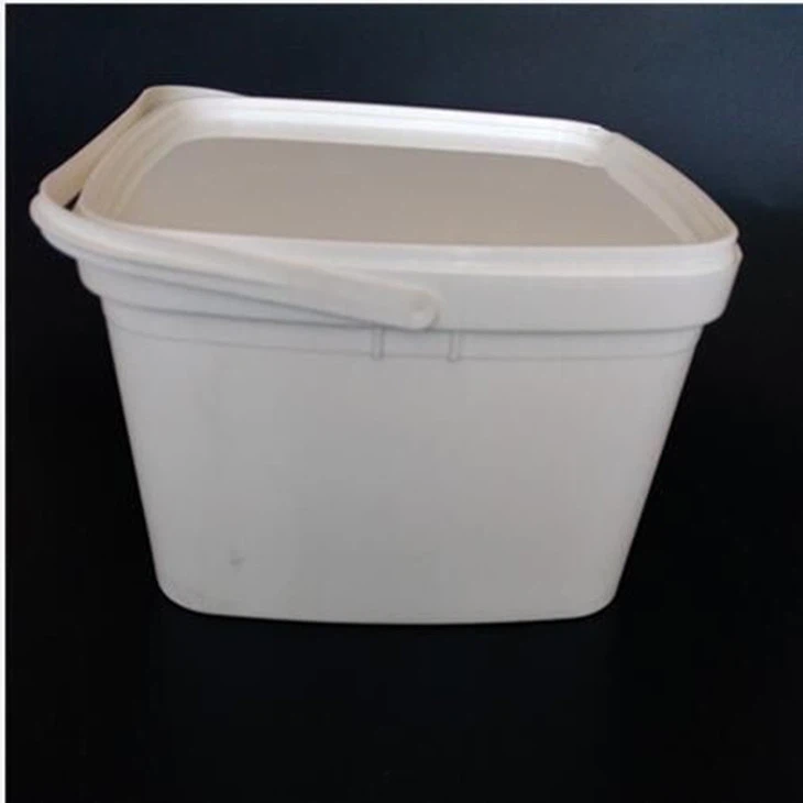 4L Square Iml Printed PP Food Container with Handle and Lid