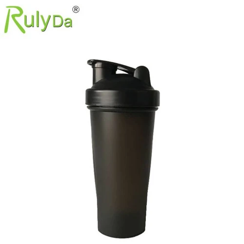 BPA Free Plastic Protein Shaker Bottle with Spider Spring