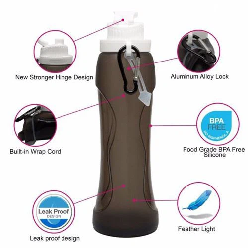 Foldable Portable Sports Bottle