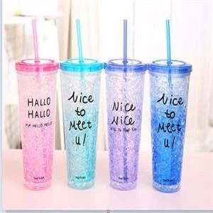 Double Wall Plastic Water Bottle