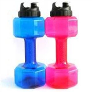 America Hot Sale Sports Fitness Exercise Dumbbell Water Bottle for Gym and Outdoor