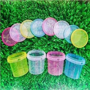 Colorful Popcorn Plastic Bucket