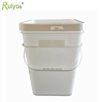 square bucket with lid food grade
